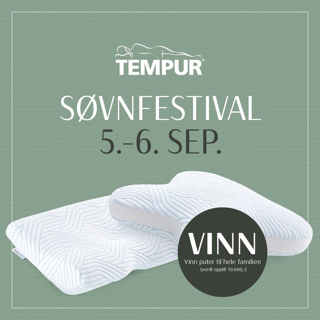 Søvnfestival konkurrans - Vinn puter til hele familien. Verdi: inntil kr. 10 000,-